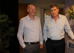 Former senior police officers Dave Pizzini and Richard Middl