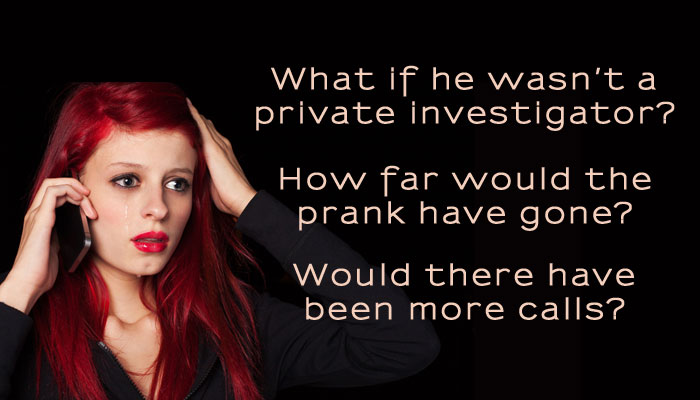 Private Investigator Concern