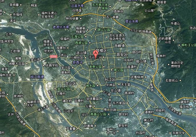 Fuzhou Map