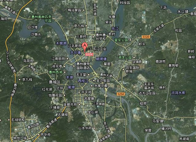 Huizhou Map