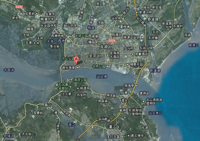 Shantou Map