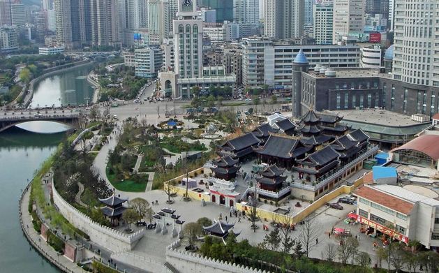 Downtown Guiyang, Guizhou, China
