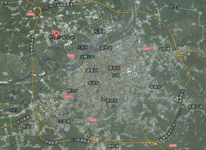 Harbin Map