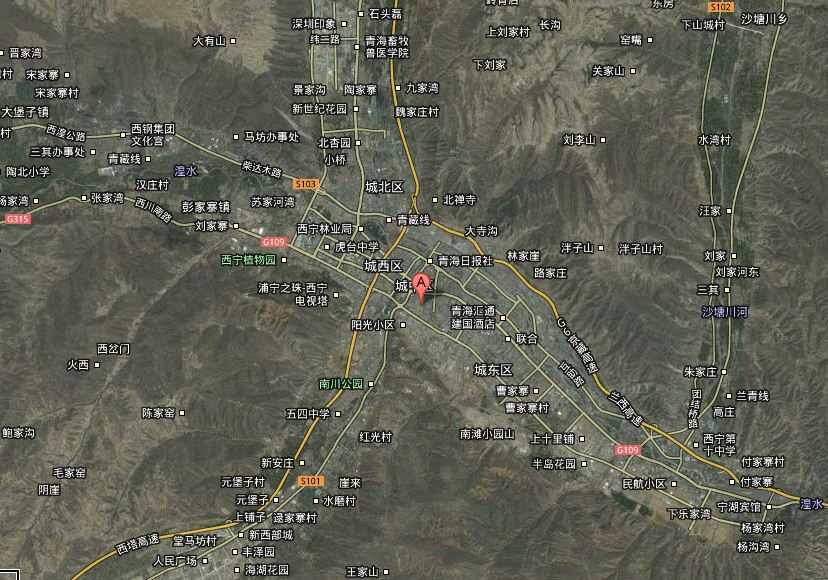 Xining Map