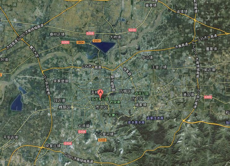 Jinan Map
