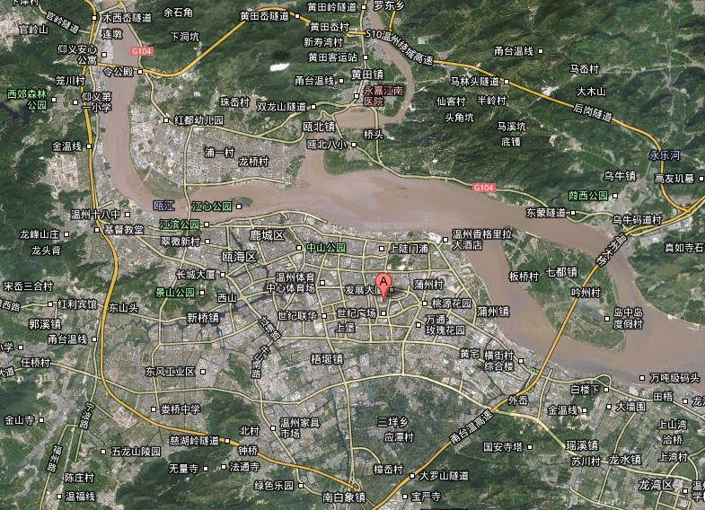 Wenzhou Map
