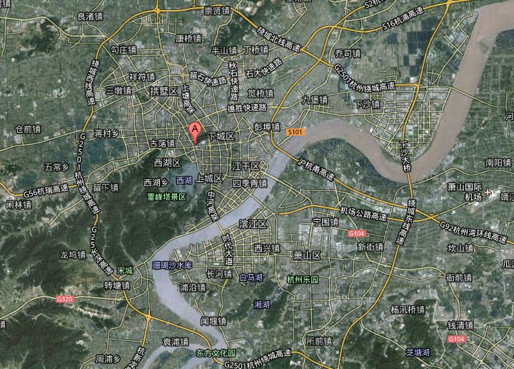 Hangzhou Map